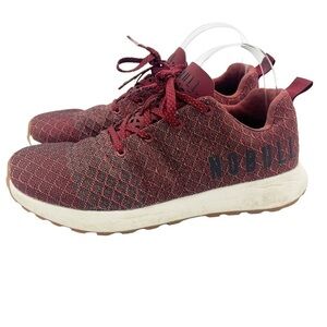 NOBULL Men's MATRYX Trail Runner Shoes Crimson Red Maroon Size Mens 8 Womens 9.5